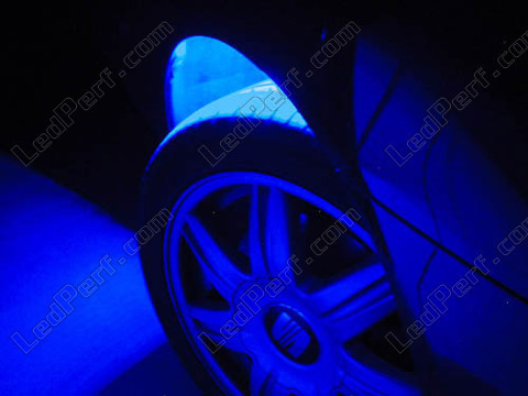 Para-lamas, Fita de LED azul estanque impermeável 30cm