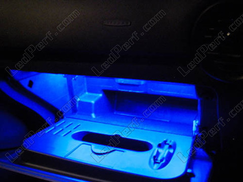 Porta-luvas, Fita de LED azul estanque impermeável 90cm