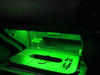 Porta-luvas, Fita de LED verde estanque impermeável 60cm