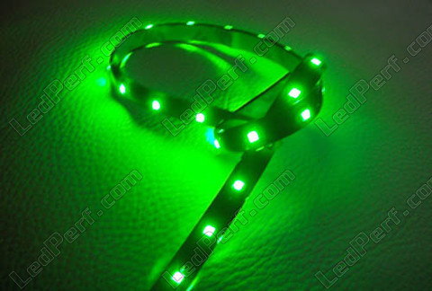 Fita de LED verde estanque impermeável 60cm