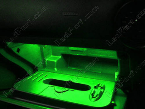 Porta-luvas, Fita de LED verde estanque impermeável 30cm