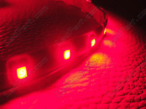 Fita de LED vermelho estanque impermeável 60cm