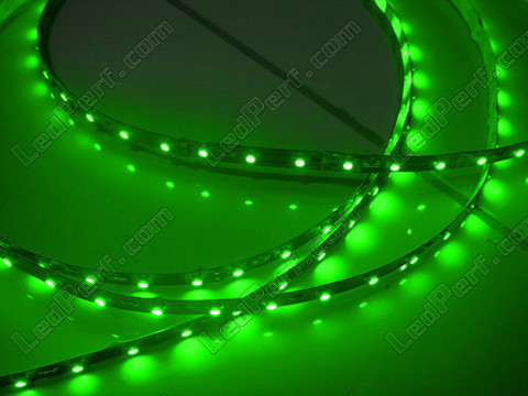 Banda flexível LEDs smd 24V separável Verde