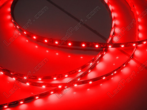 Banda flexível LEDs smd 24V separável Vermelho