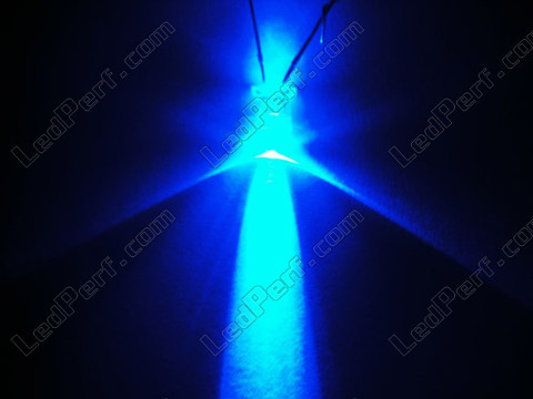 LED 3mm azul carro