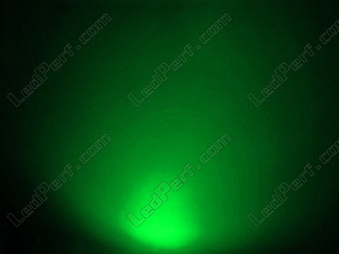 LED 5mm WIDE ANGLE verde + resistência 12v