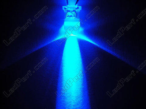 LED cableado 12V azul