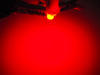 LED em suporte vermelho T5 w1.2w