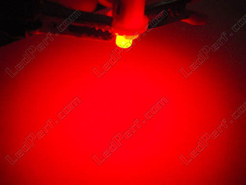 LED em suporte vermelho T5 w1.2w