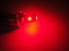 Lâmpada LED BAX9S H6W Xtrem vermelho Efeito xénon