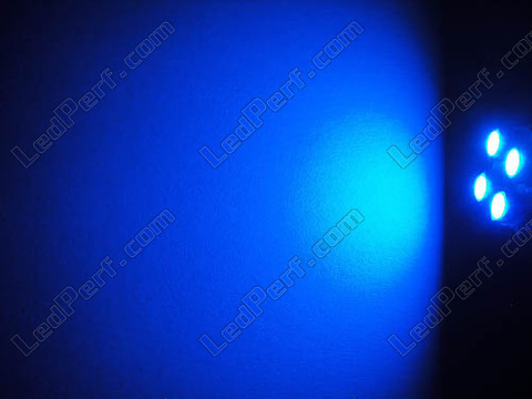 Lâmpada LED BAX9S H6W Efficacity Azul