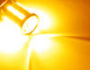 LED P21W magnifier laranja alta potência com lupa para Piscas