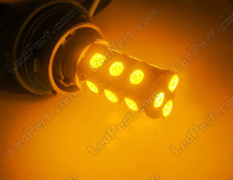 Lâmpada LED SMD P21W laranja farol