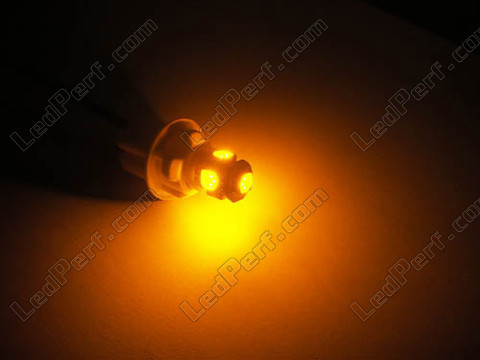 Lâmpada LED T10 W5W Xtrem Laranja/Amarelo Efeito xénon