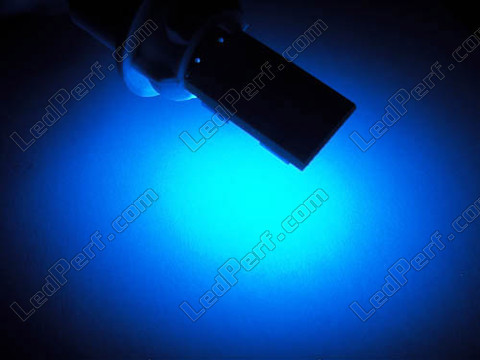 LED T10 W5W Rotation com iluminação lateral Azul