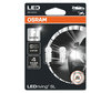 Embalagem de 2 lâmpadas W5W T10 Osram LEDriving SL White 6000K