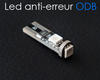 Lâmpada LED T10 Panther W5W Sem erro Odb - Anti-erro OBD - 6000K Branco