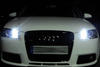 Luzes de presença (mínimos) LEDs (branco xénon) W5W T10 - Audi A3 8P