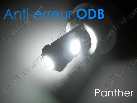 Lâmpada LED T10 Panther W5W Sem erro Odb - Anti-erro OBD - 6000K Branco