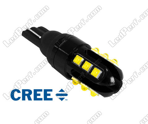 Lâmpada W5W LED T10 Ultimate Ultra Potente -   12 LEDs CREE - Anti-erro OBD