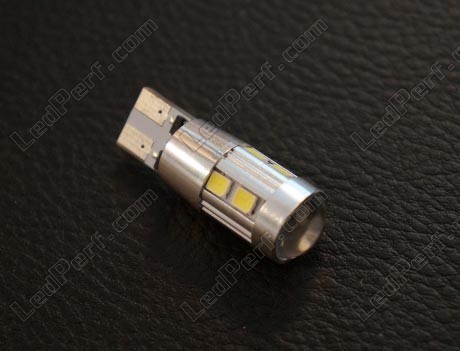 LED W5W Magnifier Casquilho T10 para luzes
