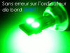 Lâmpada LED T10 W5W Sem erro Odb - Anti-erro OBD - Quad Verde