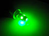Lâmpada LED T10 W5W Xtrem Verde Efeito xénon