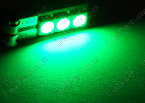 LED T10 W5W Motion verde  sem erro computador de bordo - Iluminação lateral -