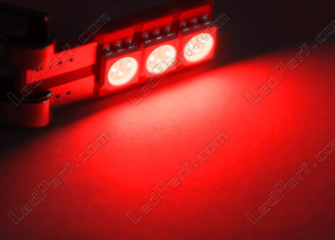 LED T10 W5W Motion vermelho  sem erro computador de bordo - Iluminação lateral -