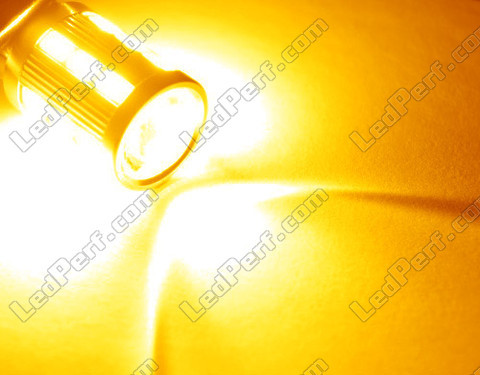 LED WY21W Magnifier laranja Casquilho T20 para Piscas