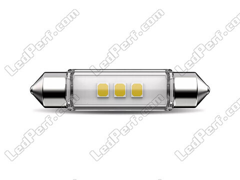 Lâmpada festoon LED C10W 43mm Philips Ultinon Pro6000 Branco Frio 6000K - 111866CU60X1 - 12V