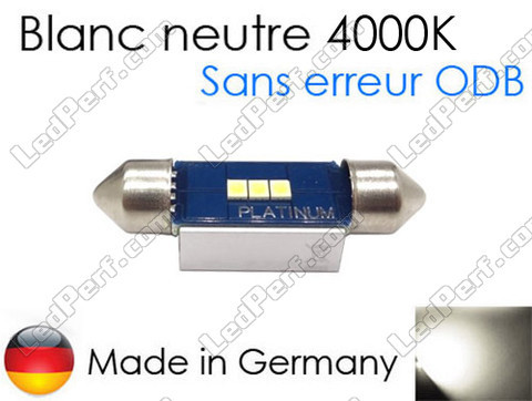 Lâmpada LED 37mm C5W Sem erro Odb - Anti-erro OBD 5000K