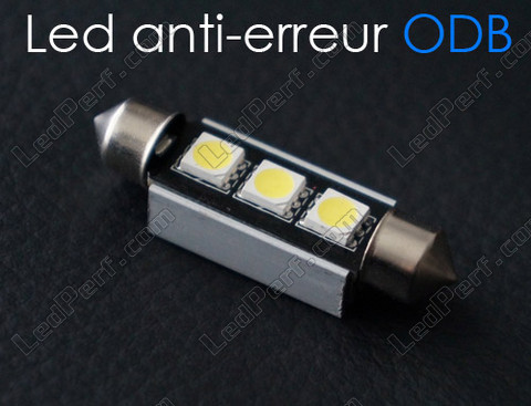 Lâmpada LED 42mm C10W sem erro Odb - Anti-erro OBD Branco