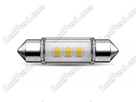 Lâmpada LED festoon C7W 38mm Philips Ultinon Pro6000 Branco quente 4000K - 11854WU60X1 - 12V