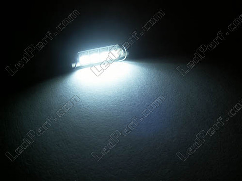 LED Festoon com gancho Luz de Teto, Bagageira, porta-luvas, chapa de matrícula branco 42mm - C10W