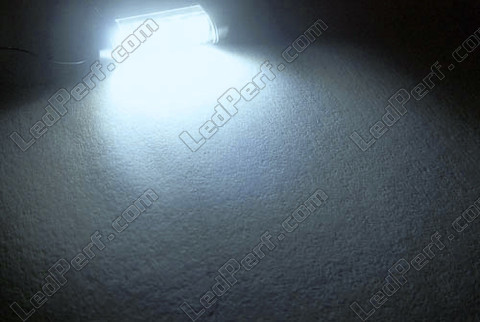 LED Festoon Luz de Teto, Bagageira, porta-luvas, chapa de matrícula branco 31mm - C3W