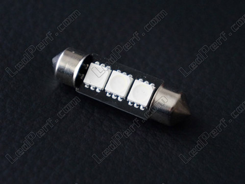 LED Tubular/Festoon Luz de Teto, Bagageira, porta-luvas, chapa de matrícula branco 37mm - C5W