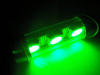 LED festoon Luz de Teto, Bagageira, porta-luvas, chapa de matrícula verde 37mm - C5W
