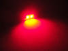 LED Festoon Luz de Teto, Bagageira, porta-luvas, chapa de matrícula vermelho 31mm - C3W