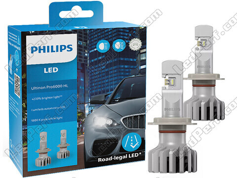 Embalagem de lâmpadas LED Philips para Audi A1 - Ultinon PRO6000 homologadas