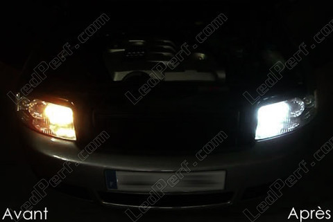 LED Luzes de presença (mínimos) branco xénon Audi A4 B6