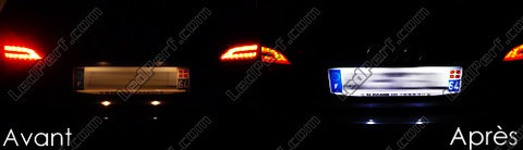 LED Chapa de matrícula Audi A4 B8 2010 e +