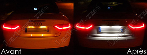 LED Chapa de matrícula Audi A5 8T 2010 e +