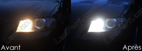 LED Luzes de circulação diurna - Luzes diurnas Audi A6 C6