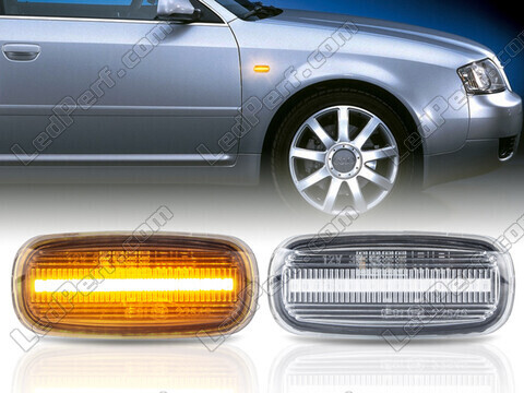 Piscas laterais dinâmicos LED para Audi A8 D2