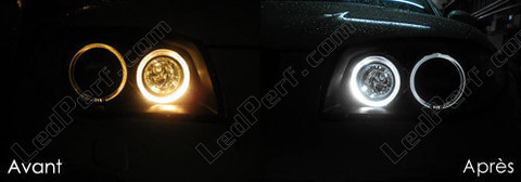 LEDs brancos xénon para Angel eyes BMW Série 1 fase 2 6000K