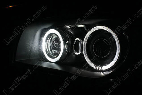 LEDs brancos xénon para Angel eyes H8 BMW Série 1 fase 2 6000K - MTEC V3.0