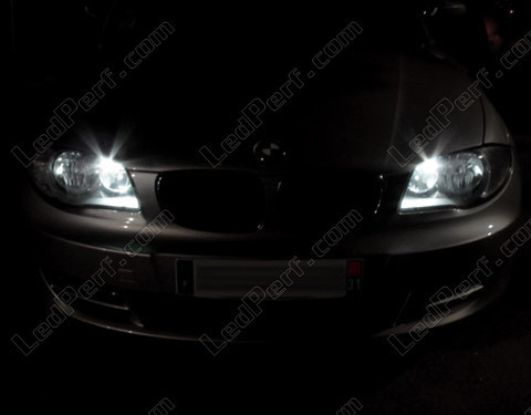 LED Luzes de presença (mínimos) branco xénon BMW Serie 1 (E81 E82 E87 E88)