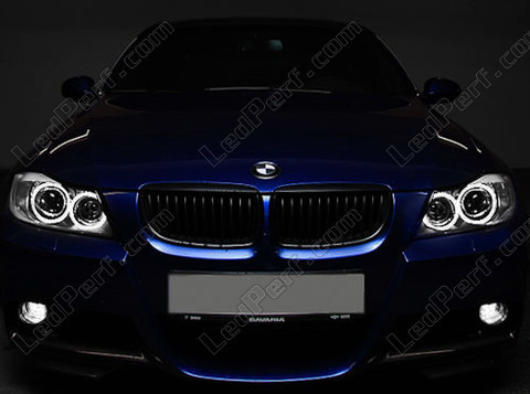 LEDs brancos xénon para Angel eyes BMW Série 3 E90 6000K