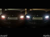 LED Luz de marcha atrás BMW Serie 3 (E90 E91) antes e depois
